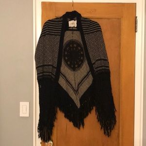 Black and grey sweater